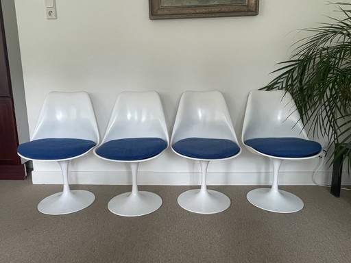 4x Knoll Eero Saarinen Tulip chair