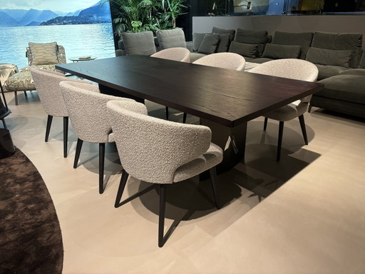 Minotti Morgan Dining Table 110X260Cm Showmodel Lp € 10.000,-