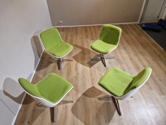 Image 1 of 4X Steelcast Strafor Stoelen - Vintage - Space Age - Design
