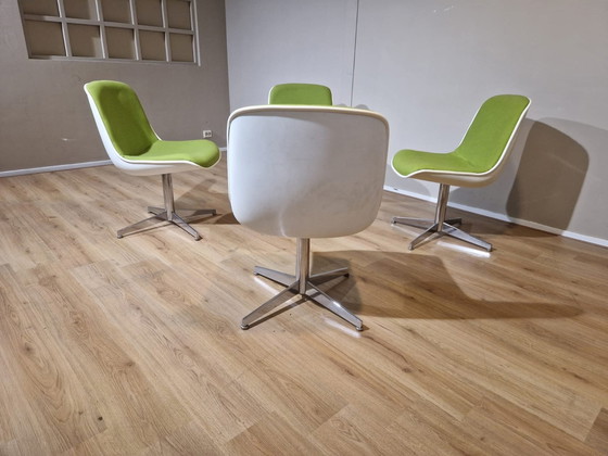 Image 1 of 4X Steelcast Strafor Stoelen - Vintage - Space Age - Design