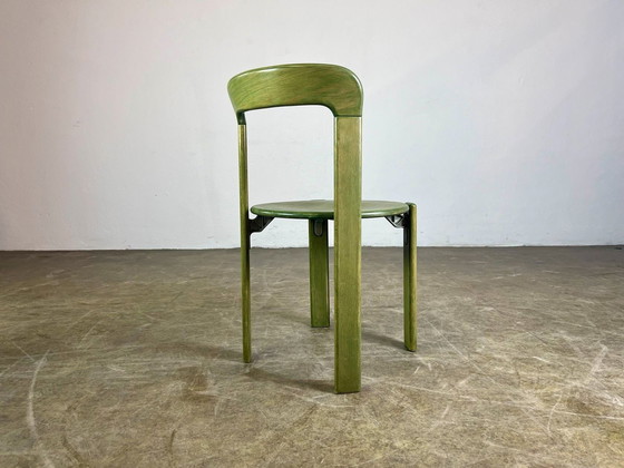 Image 1 of Set van 6 vintage stoelen Bruno Rey Kusch & Co jaren 1970 design groen