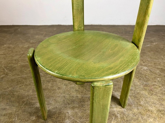 Image 1 of Set van 6 vintage stoelen Bruno Rey Kusch & Co jaren 1970 design groen