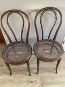2 Vintage Thonet Bentwood Stoelen