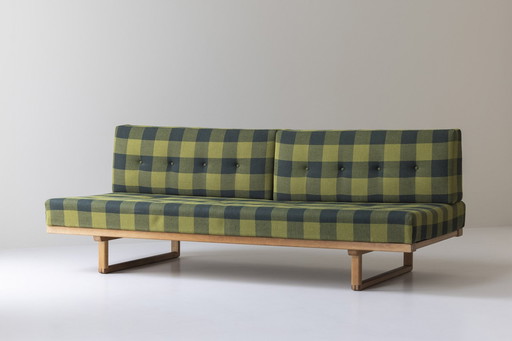 Zeldzame sofa of slaapbank 'Model No 4311' ontworpen door Børge Mogensen voor Fredericia Stolefabrik, Denemarken 1950S.