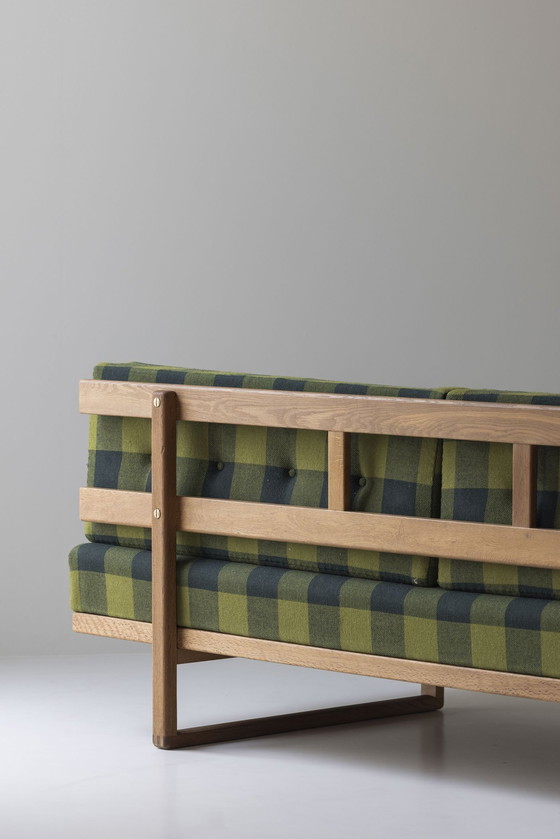 Image 1 of Zeldzame sofa of slaapbank 'Model No 4311' ontworpen door Børge Mogensen voor Fredericia Stolefabrik, Denemarken 1950S.