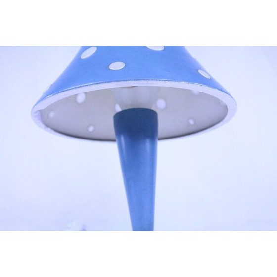 Image 1 of Vintage tafellamp met metalen kap "6217", 1950