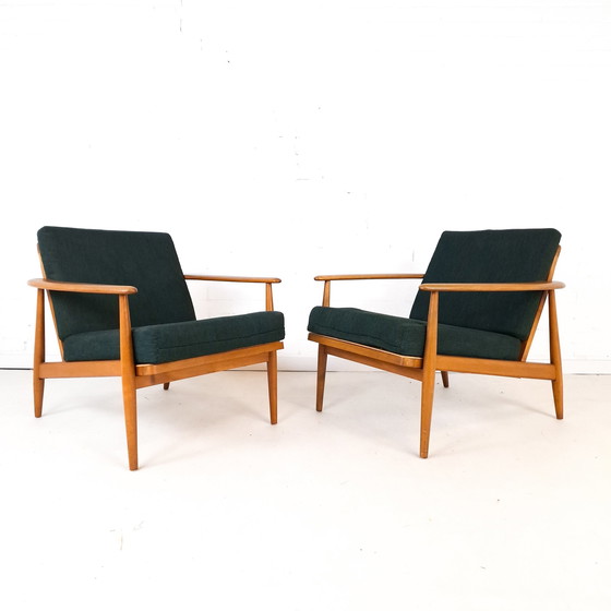 Image 1 of 2X Vintage Fauteuil Deens Design
