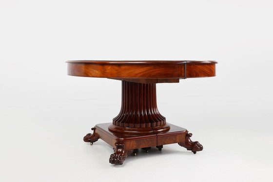 Image 1 of Uitschuifbare antieke Engelse eettafel in Victoriaanse stijl, ca. 1830