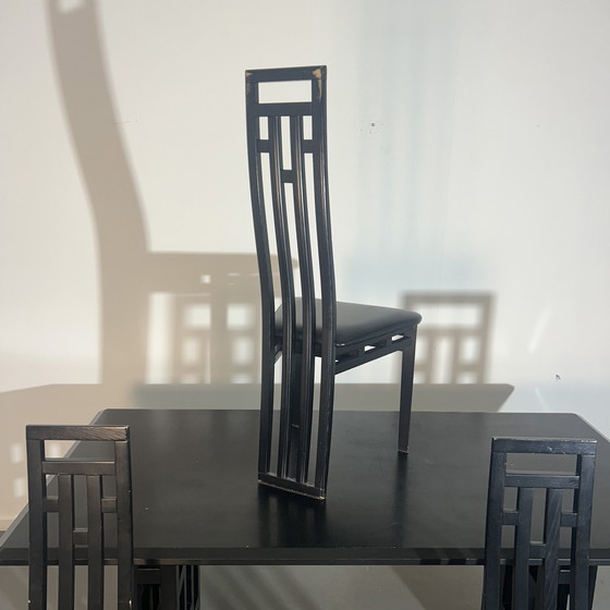 Image 1 of Eetkamerset Mackintosh Stijl '1980'