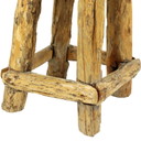Houten Kruk Boomstam Brutalist