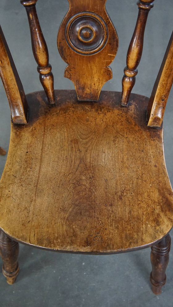 Image 1 of 2 X Houten Eetkamerstoel