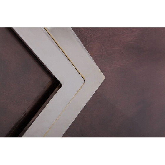 Image 1 of Vintage messing en koperen dressoir van Maison Jansen