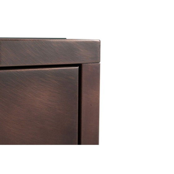 Image 1 of Vintage messing en koperen dressoir van Maison Jansen