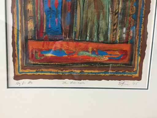 Zeefdruk Eric Toebosch – lithos zeefdrukken, Paper, Figuratief (photo 2 of 5)