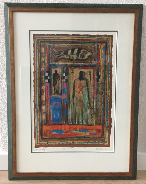 Zeefdruk Eric Toebosch – lithos zeefdrukken, Paper, Figuratief