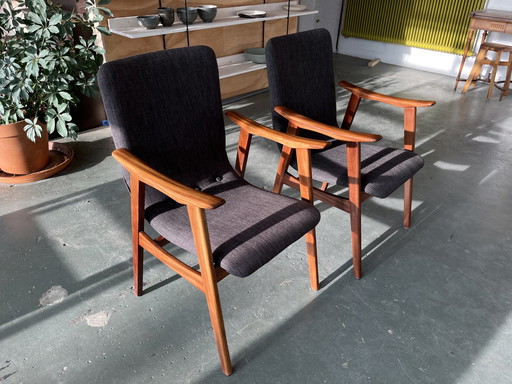 2x Vintage stoelen