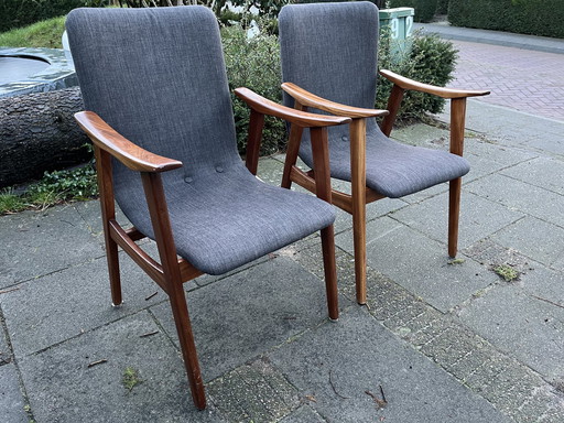 2x Vintage stoelen