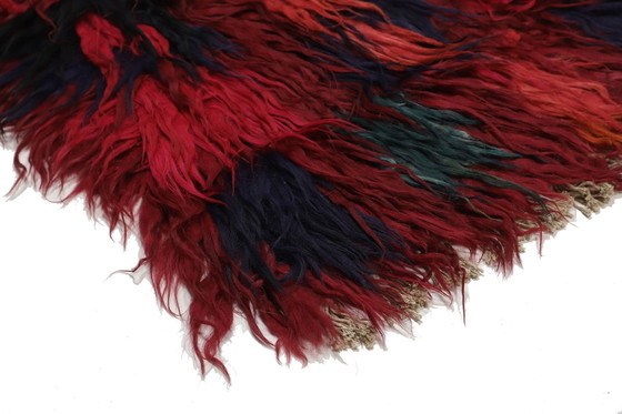 Image 1 of Designer Handgeweven Kelim Modern en Planten Natuurkleur - Kelim - 270 Cm - 100 Cm - Shaggy Kelim