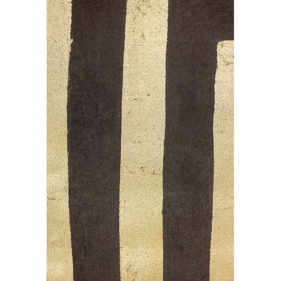 Image 1 of Vintage decoratief paneel met een staande vrouw met haar gezicht in driekwartperspectief, Frankrijk