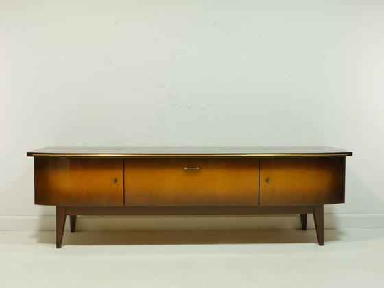 Image 1 of Vintage dressoir / lowboard, jaren 60, Duitsland