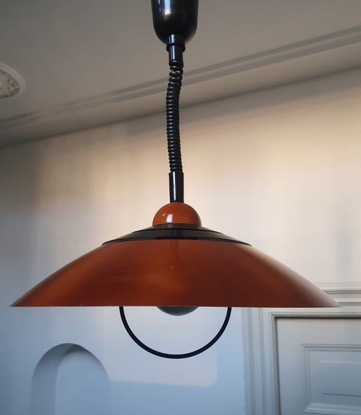 Space Age Lamellen Hanglamp Van "Massive" 70s/80s