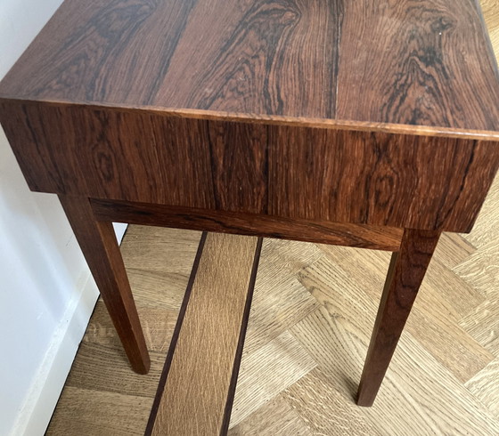 Image 1 of Mid Century Rozenhout Console Tafel