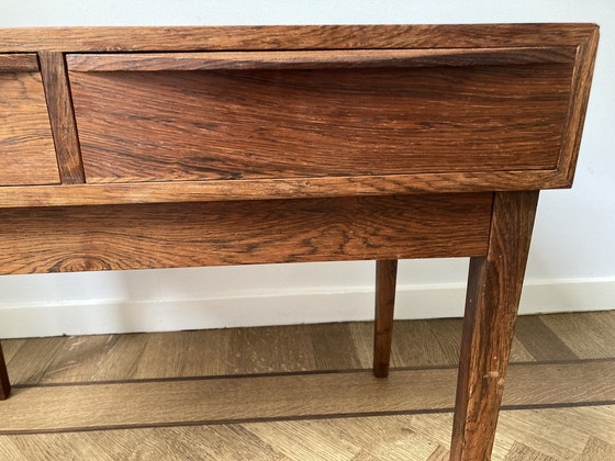 Image 1 of Mid Century Rozenhout Console Tafel