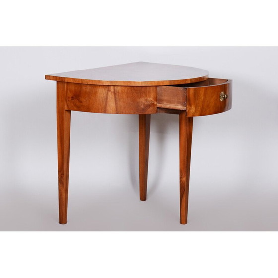 Image 1 of Vintage walnoten bijzettafel, Tsjechië 1820