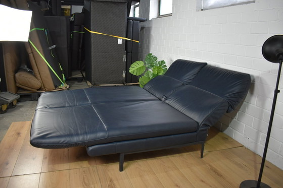 Image 1 of Lederen bank Dieter Knoll tweezits lederen bank Sofa Couch