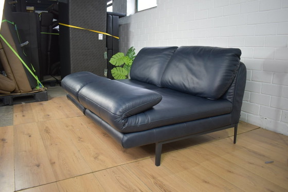 Image 1 of Lederen bank Dieter Knoll tweezits lederen bank Sofa Couch