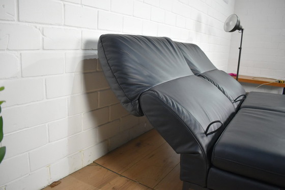 Image 1 of Lederen bank Dieter Knoll tweezits lederen bank Sofa Couch