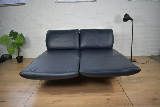 Image 1 of Lederen bank Dieter Knoll tweezits lederen bank Sofa Couch