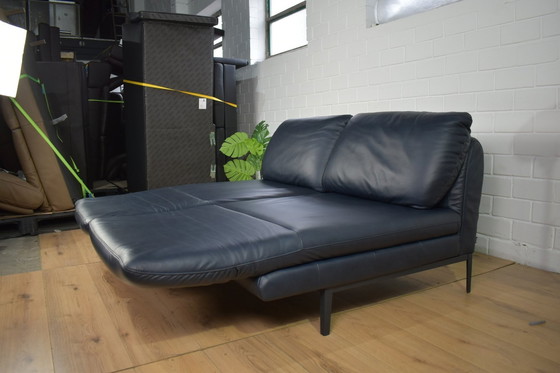 Image 1 of Lederen bank Dieter Knoll tweezits lederen bank Sofa Couch