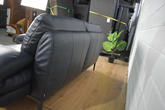 Image 1 of Lederen bank Dieter Knoll tweezits lederen bank Sofa Couch