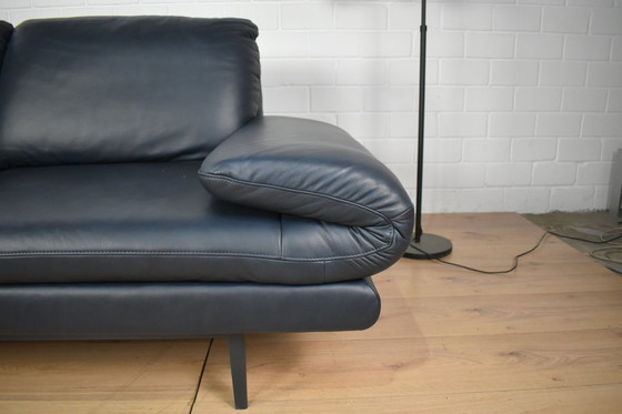Image 1 of Lederen bank Dieter Knoll tweezits lederen bank Sofa Couch