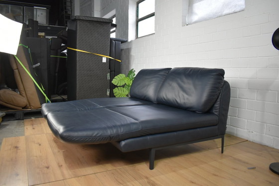 Image 1 of Lederen bank Dieter Knoll tweezits lederen bank Sofa Couch