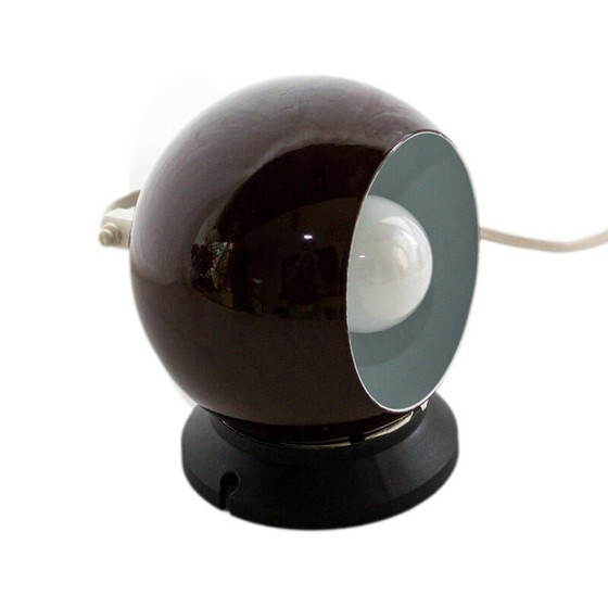 Image 1 of Vintage bruine metalen wandlamp van Benny Frandsen, 1960