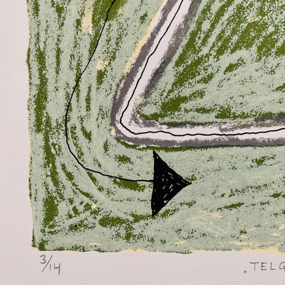 Image 1 of Lithografie Petra Dolleman - Telgang