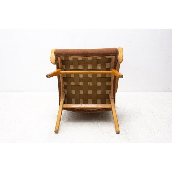 Image 1 of Paar vintage fauteuils van Jaroslav Šmídek voor Jitona, Tsjecho-Slowakije 1960