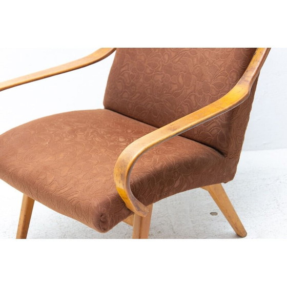Image 1 of Paar vintage fauteuils van Jaroslav Šmídek voor Jitona, Tsjecho-Slowakije 1960