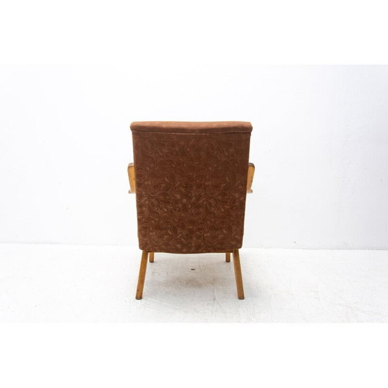 Image 1 of Paar vintage fauteuils van Jaroslav Šmídek voor Jitona, Tsjecho-Slowakije 1960