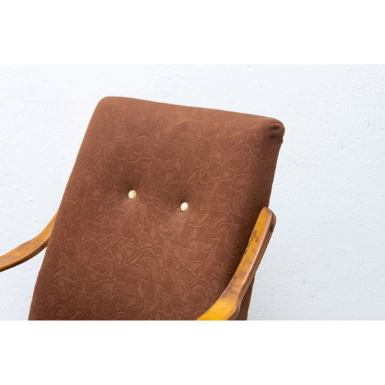 Image 1 of Paar vintage fauteuils van Jaroslav Šmídek voor Jitona, Tsjecho-Slowakije 1960