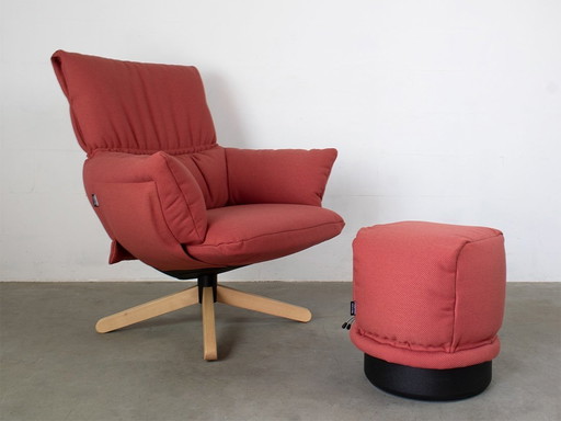 Cappellini Fauteuil Lud,O Met Hocker Design Patricia Urquiola