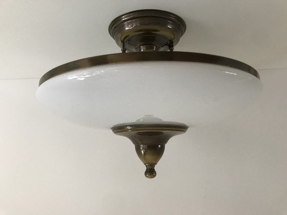 Image 1 of Vintage Frantzen plafondlamp - Plafonnière