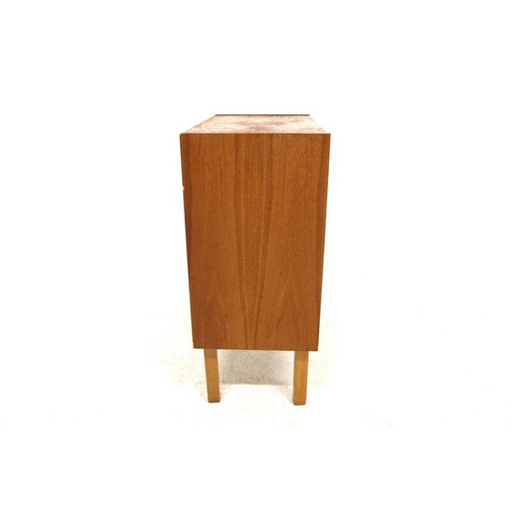 Image 1 of Scandinavische vintage ladenkast van teak en eikenhout, Zweden 1960