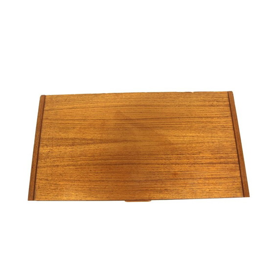 Image 1 of Scandinavische vintage ladenkast van teak en eikenhout, Zweden 1960