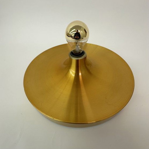 Mid Century design wandlamp disc , jaren 1970