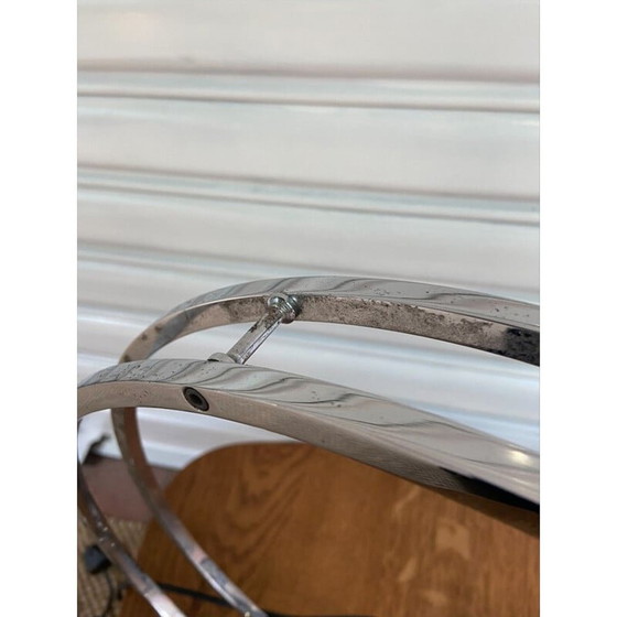 Image 1 of Vintage zwarte schommellamp van Charles Martin, 1970