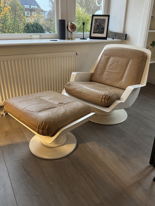 Nike Loungestoel met Ottoman, Door Richard Neagle Voor Sormani - 1960S