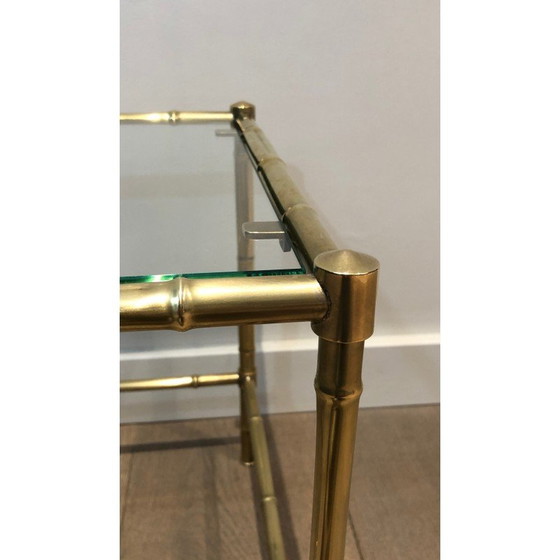 Image 1 of Vintage messing bankuiteinde, 1970